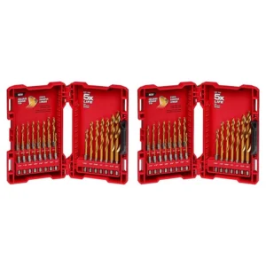 Milwaukee SHOCKWAVE IMPACT DUTY Titanium Drill Bit Set (46-Piece)