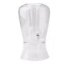 Mind Reader 24 oz. Clear Beverage Dispenser with Fruit Infuser and Ice Cone Drink Holder with Lid, Perfect for Parties