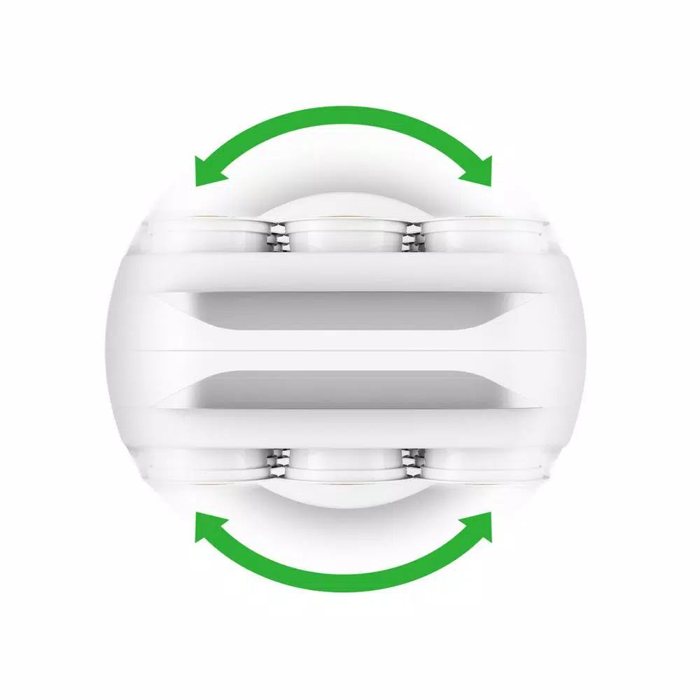 Mind Reader 30-Capacity White K-Cup Storage and Coffee Pod Carousel