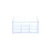 Mind Reader Acrylic Clear with Lid 6-Compartment Pantry Organizer For Kitchen Tea Bag Storage and Organizer Holder