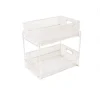Mind Reader 12.25 in. H x 8.25 in. W x 12.38 in. L Modern White Metal Flatware Organizer, Utensil Caddy