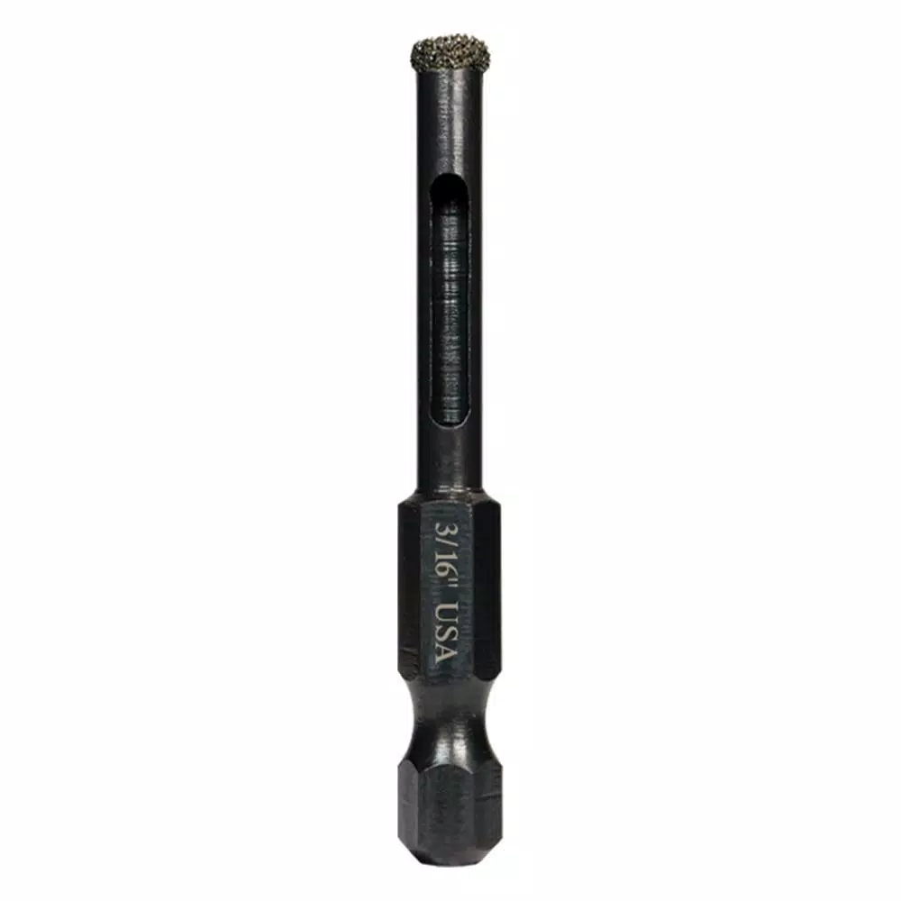Montana Brand 3/16 in. High Speed Steel Diamond Tile Drill Bit