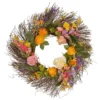 National Tree Company 24 in. Spring Wildflower Wreath