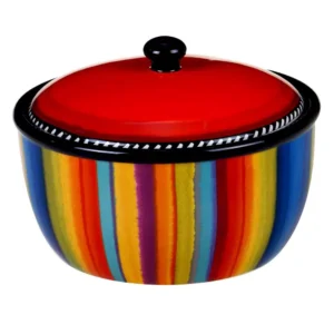 Certified International Sierra 8.25 in. Multicolored Bean Pot