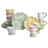 Certified International English Garden 16-Piece Seasonal Multicolored Earthenware Dinnerware Set (Service for 4)