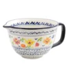 GIBSON elite Luxembourg Stoneware Hand Painted Mixing Bowl