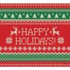 My Door Decor 7 ft. x 8 ft. Ugly Christmas Sweater Happy Holidays-Christmas Garage Door Decor Mural for Single Car Garage