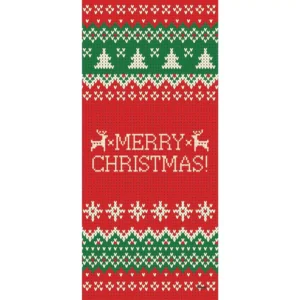 My Door Decor 36 in. x 80 in. Ugly Christmas Sweater Merry Christmas-Christmas Front Door Decor Mural