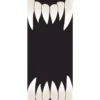 My Door Decor 36 in. x 80 in. Scary Teeth Halloween Front Door Decor Mural