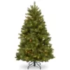 National Tree Company 4-1/2 ft. Feel Real Newberry Spruce Hinged Tree with 450 Dual Color LED Lights