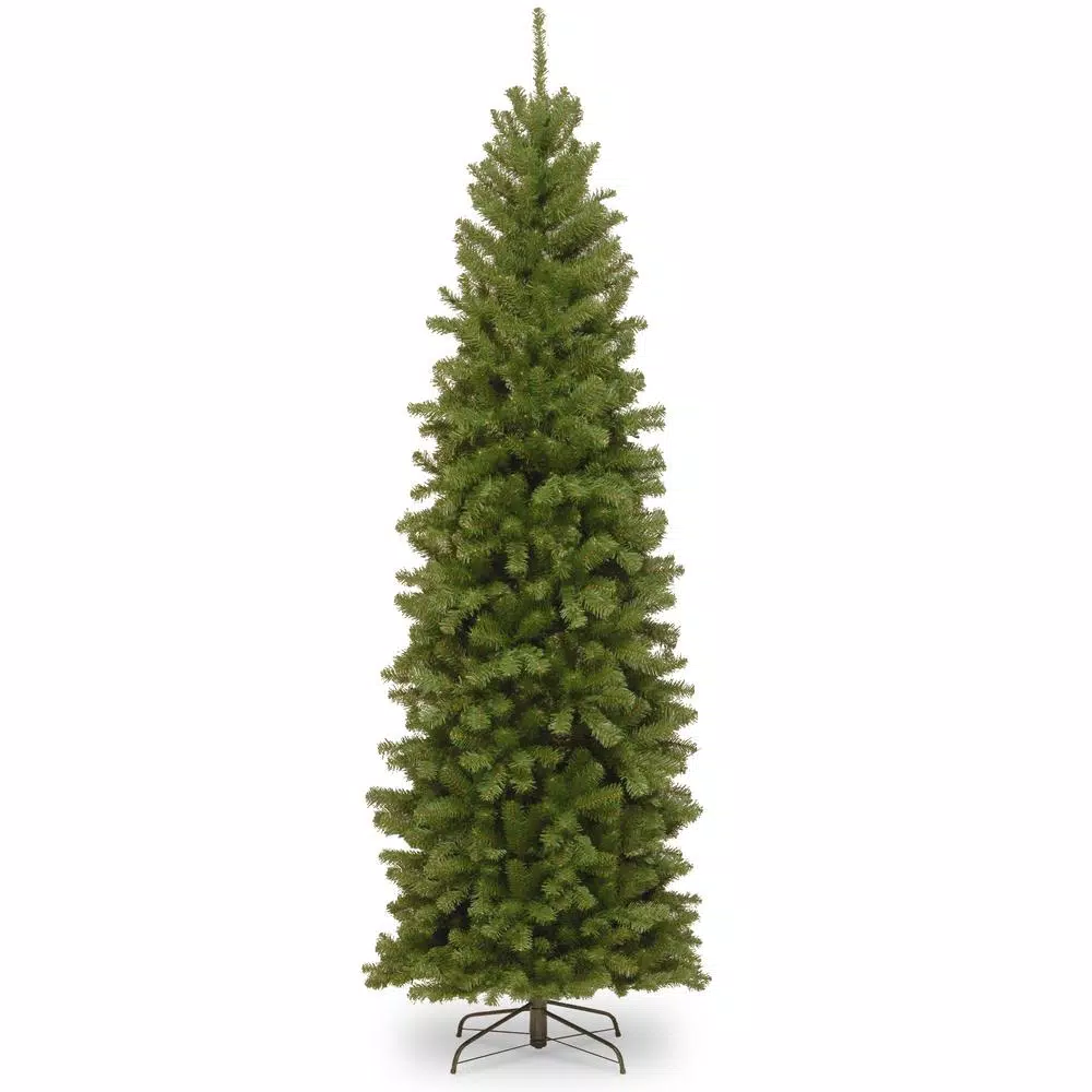 National Tree Company 9 ft. North Valley Spruce Pencil Slim Artificial Christmas Tree