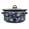 Uncanny Brands Star Wars The Mandalorian 7 Qt Navy Blue Slow Cooker