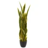 Nearly Natural Indoor 4 in. Sansevieria Artificial Plant