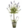 Nearly Natural 34 in. Lavender Topiary Artificial Tree