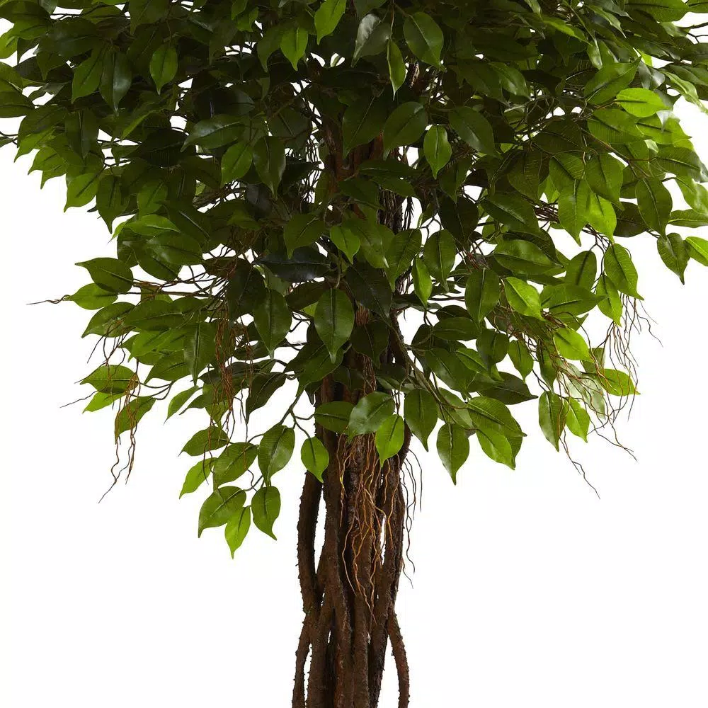 Nearly Natural 7.5 ft. UV Resistant Indoor/Outdoor Ficus Tree