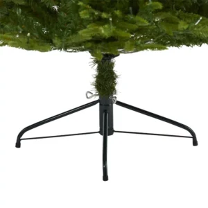Nearly Natural 6.5 ft. Pre-Lit Colorado Mountain Fir Natural Look Artificial Christmas Tree with 400 Clear LED Lights