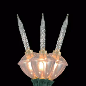 Northlight 6 ft. 7-Clear Retro Christmas Bubble Lights - Green Wire