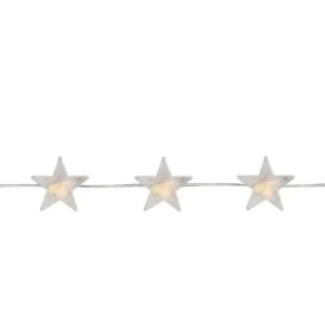 Northlight 20-Light LED Warm White Star Micro Fairy Christmas Lights with 6 ft. Copper Wire