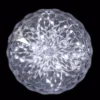 Northlight 20-Light LED Clear Hanging Crystal Sphere Ball Outdoor Christmas Decoration