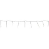 Northlight 40-Light LED Pure White Fairy Christmas Lights with Remote Control 6 ft.