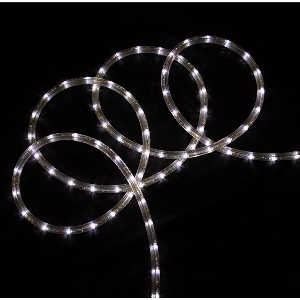 Northlight 18 ft. 108-Light Pure White Indoor/Outdoor LED Christmas Rope Lights