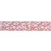 Northlight 2.5 in. x 16 yds. White and Red Candy Cane Wired Craft Ribbon