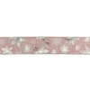 Northlight 2.5 in. x 16 yds. Metallic Rose Gold Snowflake Wired Craft Ribbon