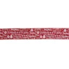 Northlight 2.5 in. x 16 yds. Red and White Merry Christmas Design Wired Craft Ribbon
