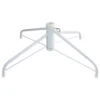 Northlight White Metal Christmas Tree Stand for 6.5 ft. to 7.5 ft. Artificial Trees