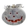 Northlight 8.5 in. Halloween Gray LED Battery Operated Jack-O-Lantern Table Top Decoration