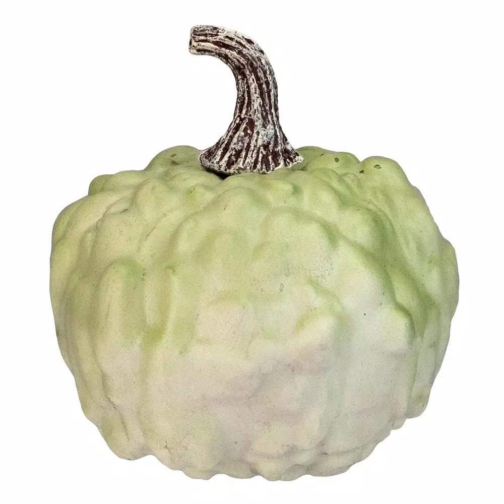 Northlight 5.5 in. Green Textured Pumpkin Fall Harvest Table Top Decoration