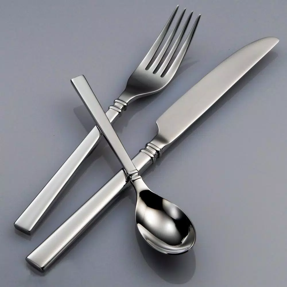 Oneida Shaker 18/0 Stainless Steel Dessert/Salad Forks (Set of 12)