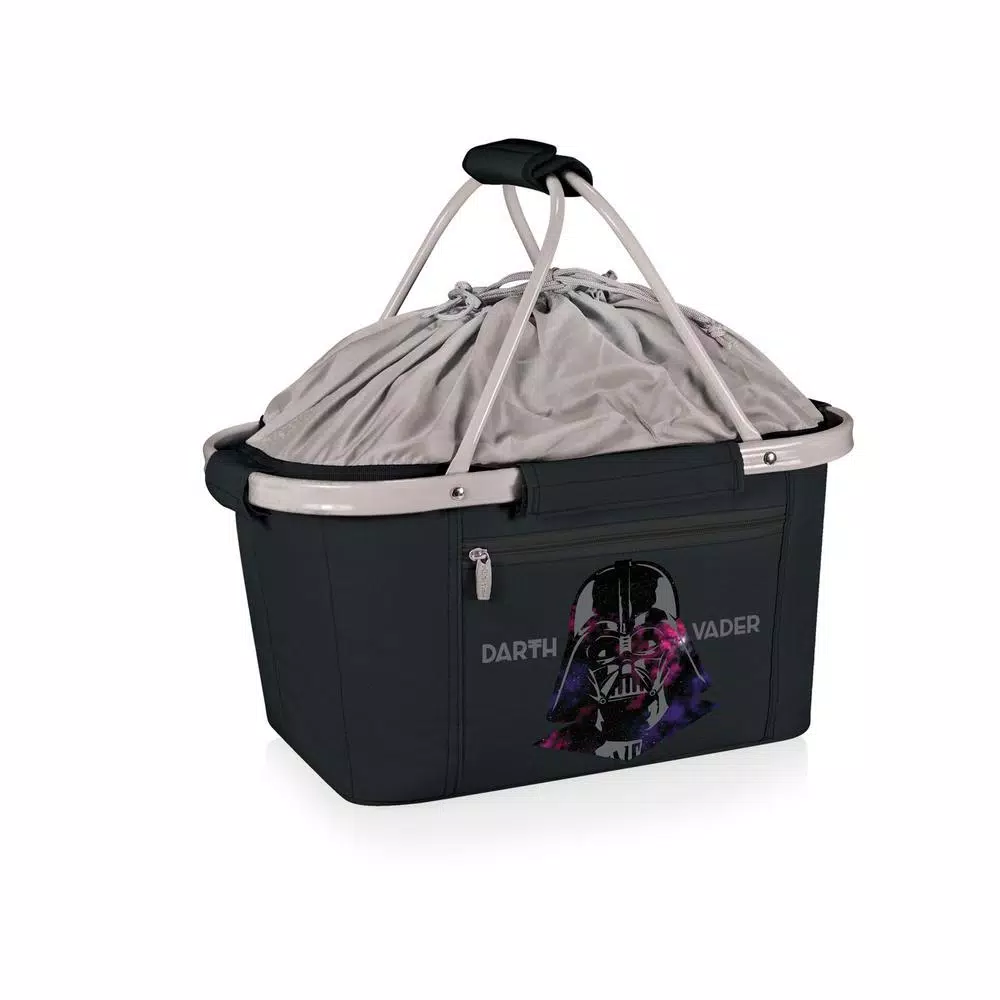 ONIVA 28 oz. Black Darth Vader Metro Basket Collapsible Tote Cooler