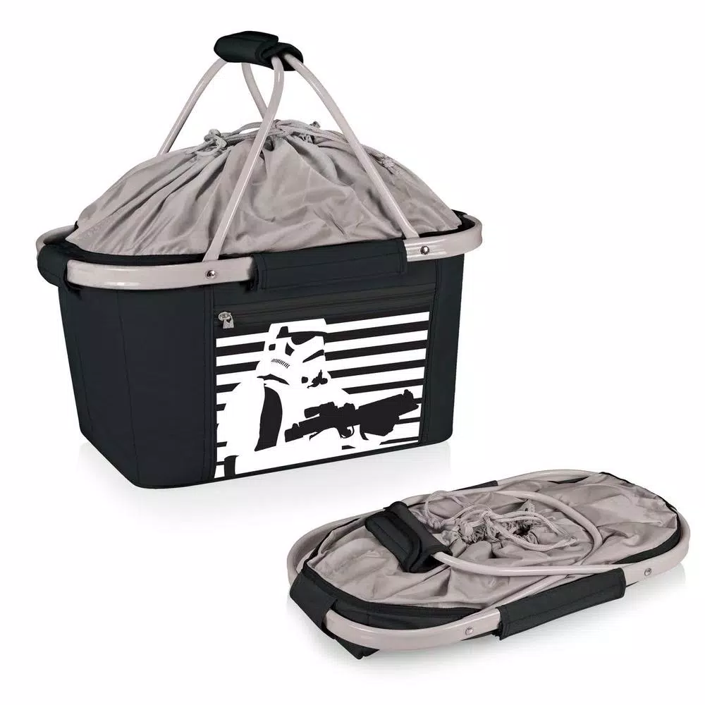 ONIVA 28 oz. Black Storm Trooper Metro Basket Collapsible Tote Cooler