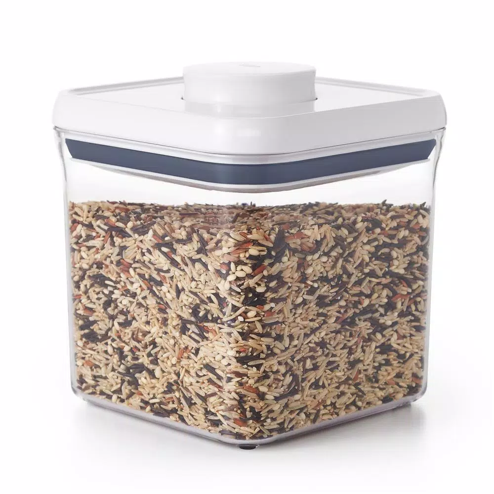 OXO Good Grips 2.4 Qt. POP Container with Lid – Stackable Airtight Food Storage for Rice and More