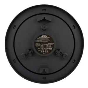 La Crosse Technology 18-Inch Indoor/Outdoor Classic Plastic Pewter Atomic Analog Clock with Thermometer & Hygrometer