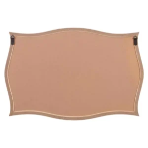 Pinnacle Medium Rectangle Whitewash Hooks Mirror (24.25 in. H x 36.75 in. W)