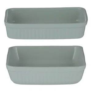 Mason Cash Classic 2-Piece Pistachio Bakeware Set