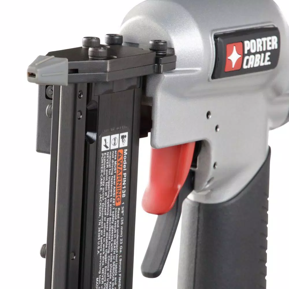 Porter-Cable 18-Gauge Pneumatic Brad Nailer Kit with Bonus 23-Gauge 1-3/8 in. Pin Nailer