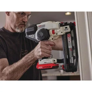 Porter-Cable 20-Volt MAX Lithium-Ion 16-Gauge Cordless Nailer with Battery 1.5 Ah and Charger