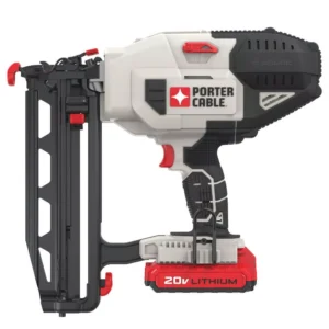 Porter-Cable 20-Volt MAX Lithium-Ion 16-Gauge Cordless Nailer with Battery 1.5 Ah and Charger