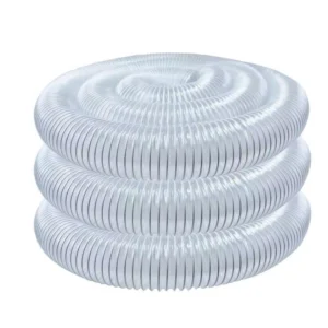 POWERTEC 3 in. x 20 ft. Clear Vue Heavy Duty Flexible PVC Dust Collection Hose