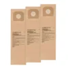 POWERTEC 15 Gal. High Efficiency Filter Bags for PORTER-CABLE 7814 Power Tool Triggered Vacuum (3-Pack)