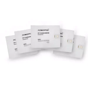 POWERTEC Self-Cleaning Fleece Bag Replacement for Festool CT 48 (5-Pack)