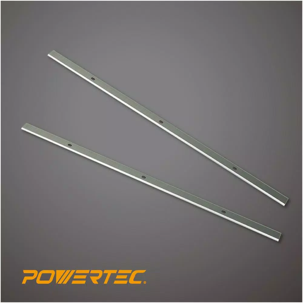POWERTEC 12-1/2 in. High-Speed Steel Planer Knives for Grizzly G0663 (Set of 2)
