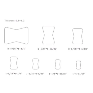 POWERTEC Butterfly Inlay Template (4-Piece)