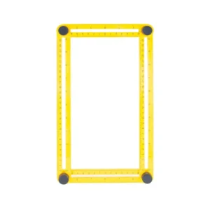 POWERTEC Universal Angle Template Tool 10 in. Optimized Plastic Angle-Izer Multi-Angle Ruler Easy One Hand Utility Ultra Precise