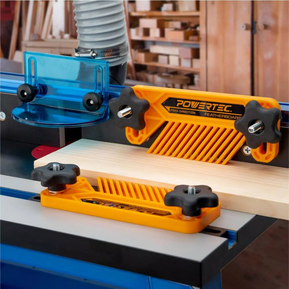 POWERTEC Table Saw Fence Featherboard (2-Pack)