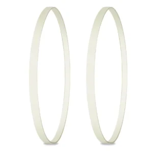 POWERTEC Heavy-Duty Urethane Tires For Bandsaw, 9 in. Dia x 1/2 in. Wide (2-Pack)