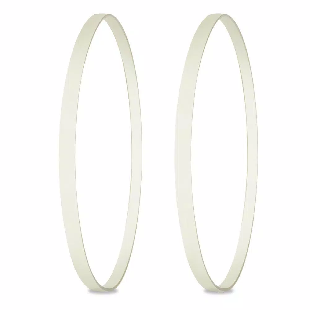 POWERTEC Heavy-Duty Urethane Tires For Bandsaw, 9 in. Dia x 1/2 in. Wide (2-Pack)